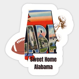 Vintage Sweet Home Alabama Sticker